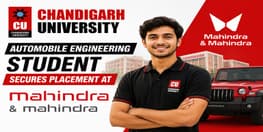 Chandigarh University Automobile Engineering Student Secures Placement at Mahindra and Mahindra